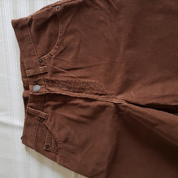 Levi's NEW 565 Wide Leg Jeans Girls Slim Microvelvet Cotton RARE🎉 USA 🎉HP🎉 - Picture 4 of 16